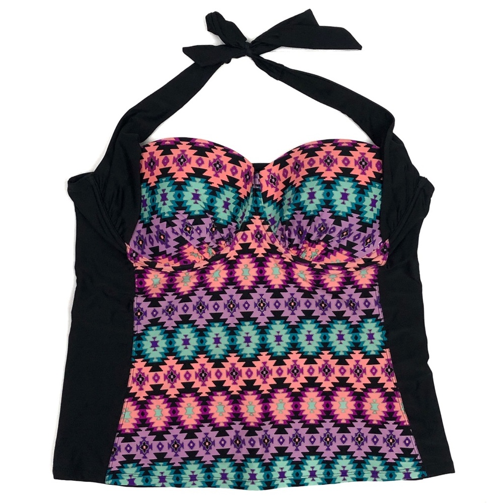 Catalina Tankini Top Multicolor Swimsuit Swim XL